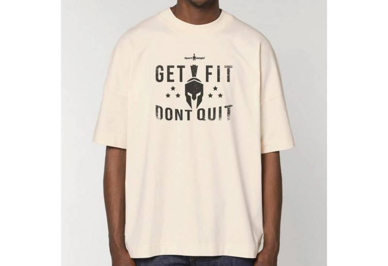 Sport-Knight® T-Shirt Sport-Knight® Herren Oversize T-Shirt "Get Fit Dont Quit" von Sport-Knight®