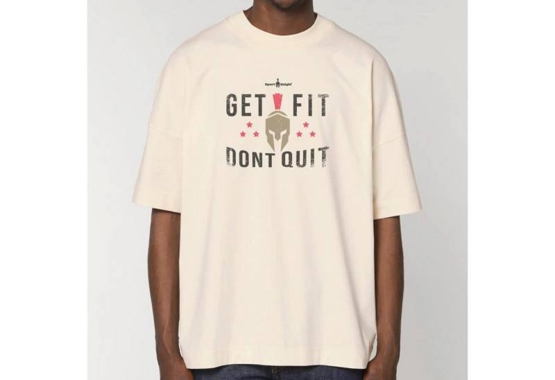 Sport-Knight® T-Shirt Sport-Knight® Herren Oversize T-Shirt "Get Fit Dont Quit" von Sport-Knight®