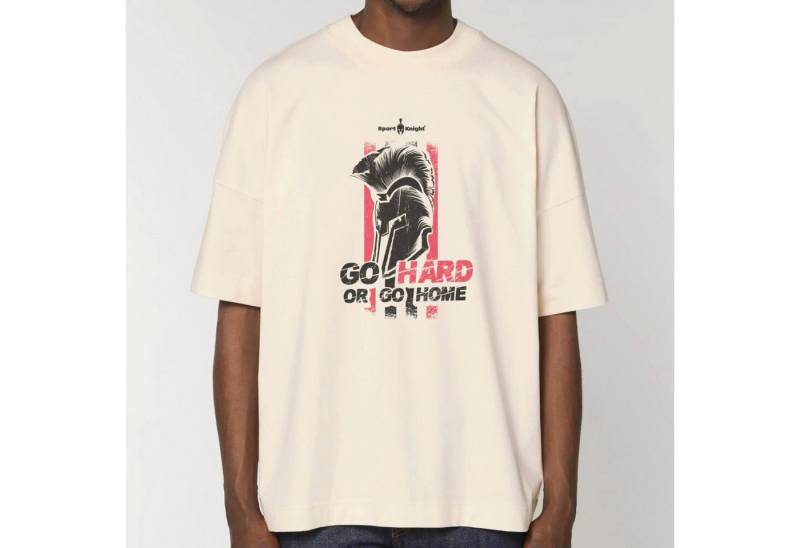 Sport-Knight® T-Shirt Sport-Knight® Herren Oversize T-Shirt "Go Hard or Go Home" von Sport-Knight®