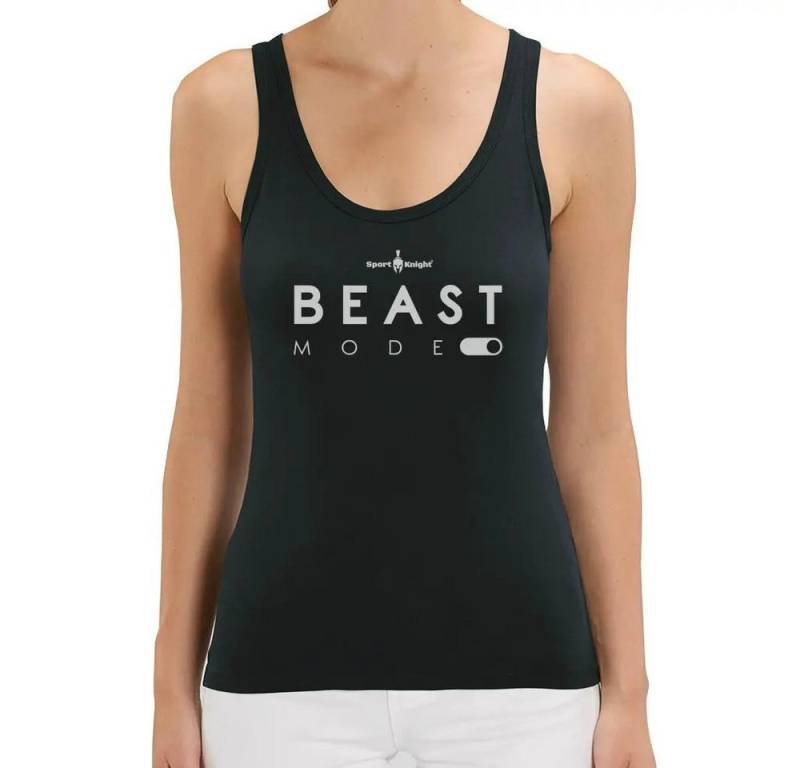 Sport-Knight® Tanktop Sport-Knight® Damen Fitness Tanktop "Beast Mode On" von Sport-Knight®