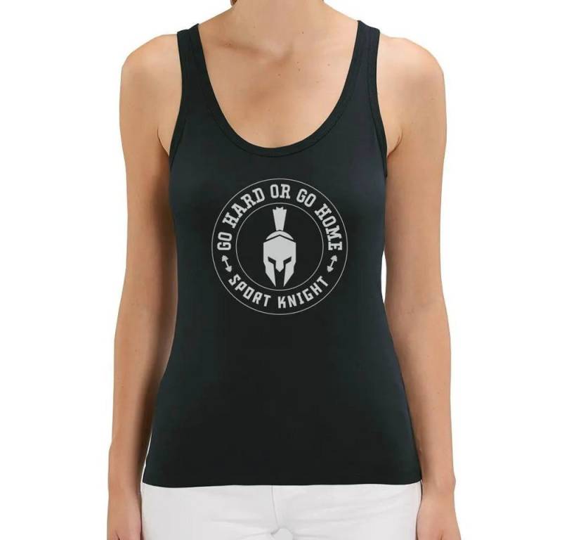 Sport-Knight® Tanktop Sport-Knight® Damen Fitness Tanktop "Go Hard or Go Home" von Sport-Knight®