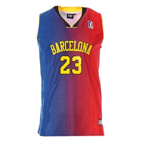 Sport Zone Basketball-Trikot, Rot/Blau, Herren Barcelona, rot, L von Sport zone