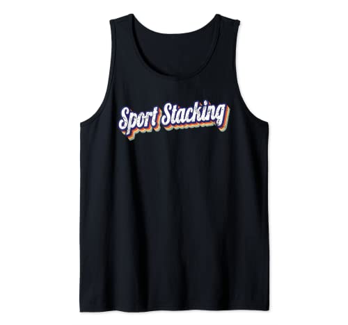 Vintage Sport Stacking Männer Retro Speed Stapler Tank Top Vintage Sport Stacking Männer Retro Speed Stapler Tank Top von Sport stacking cups retro speed cup stacking