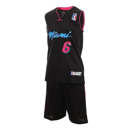Sport Zone Miami Heat Basketball-Set für Kinder, Schwarz, Schwarz , 14 Jahre von Sport zone