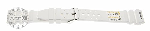 Buran01.com Uhrenarmband Silikon Sport Weiss 22 mm Buran01.com Uhrenarmband Silikon Sport Weiss 22 mm von Sport