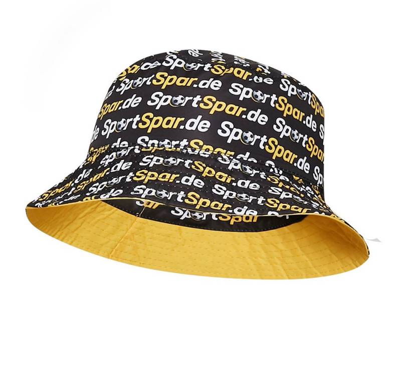 SportSpar Fischerhut Sportspar.de "Festival" Fischerhut wendbar Teil der "Festival" Kollektion mit All-Over-SportSpar.de-Logo von SportSpar