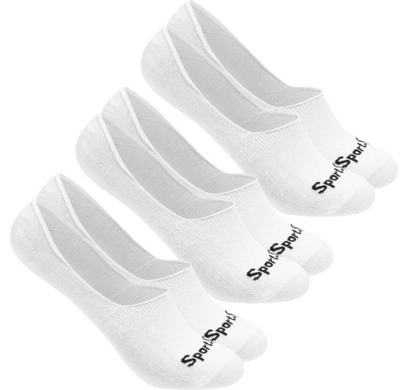 SportSpar Füßlinge SportSpar.de "Sparlinge" Sneaker Socken 3 Paar (Set bestehend aus drei Paar Socken) Kurzsocken - nicht sichtbar in deinem Schuh von SportSpar