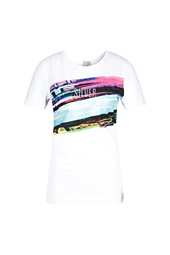 Sportalm Statement Shirt Lavi mit Multicolor Print, Farbe:weiß, Größe:36 von Sportalm