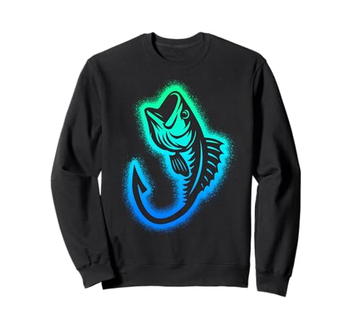 Angeln Fischer Kinder Jungen Herren Angler Sweatshirt von Sportfischer Angelurlaub Fische fangen Designs