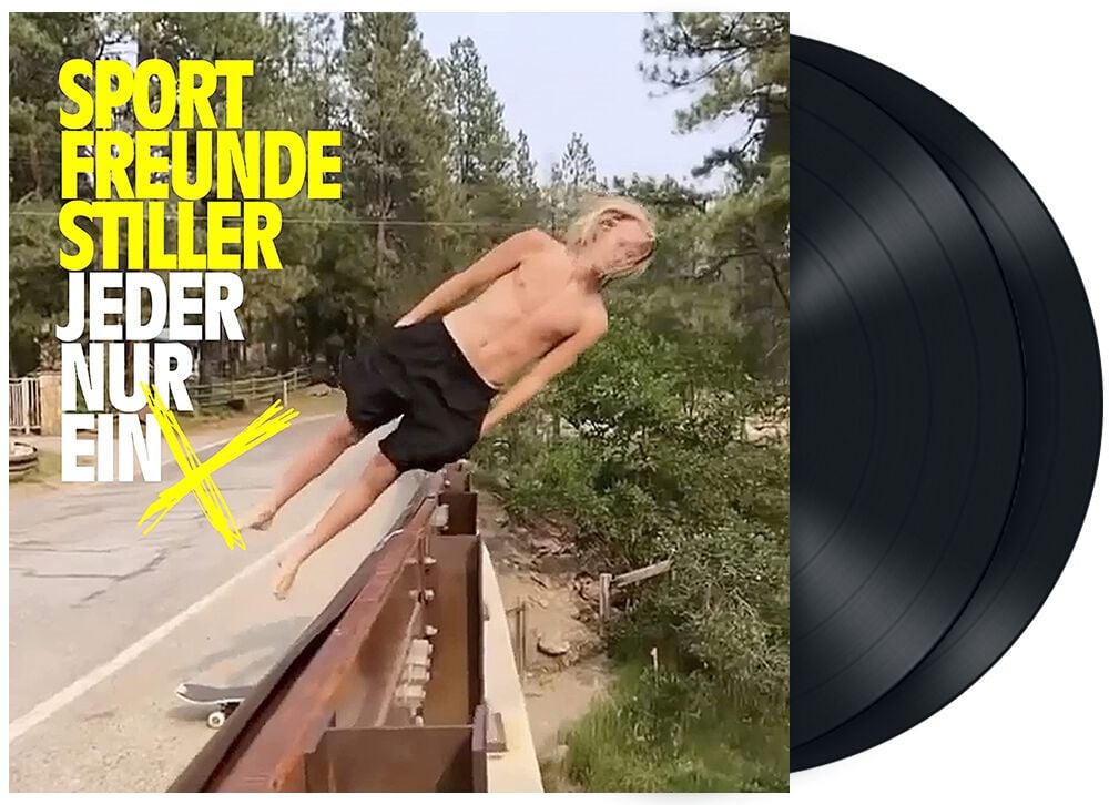 Sportfreunde Stiller Jeder nur ein X LP multicolor von Sportfreunde Stiller