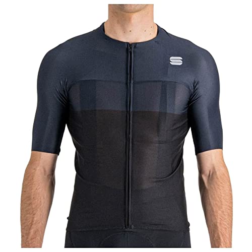 Sportful 1122004 Light PRO Jersey Sweatshirt Men's SCHWARZ GALAXIEBLAU XL von Sportful