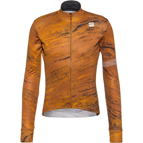 Sportful Men's Cliff SUP TH JRS T-Shirt, Leder Golden Oak Schwarz, Large von Sportful