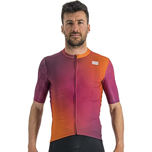 Sportful Men's Rocket Jersey Sweatshirt, Cyclamen Karotte Prune, M von Sportful