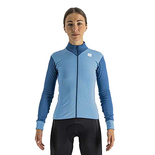 Sportful Women's Kelly Thermal JRS T-Shirt, Berry Blue, Large von Sportful