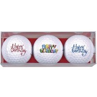 Sportiques 3er Golfbälle Happy Birthday Schriftzug Sonstige Sportiques 3er Golfbälle Happy Birthday Schriftzug Sonstige von Sportiques