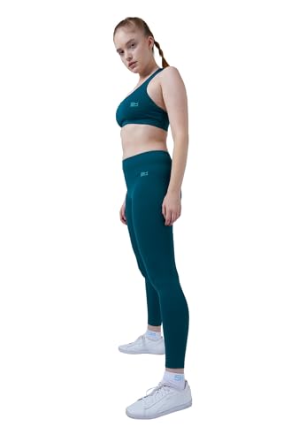 Sportkind Mädchen & Damen Fitness, Sport 7/8 Lange Leggings, Yogahose, Mid Waist, Blickdicht, atmungsaktiv, Petrol grün, Gr. 164 Sportkind Mädchen & Damen Fitness, Sport 7/8 Lange Leggings, Yogahose, Mid Waist, Blickdicht, atmungsaktiv, Petrol grün, Gr. 164 von Sportkind