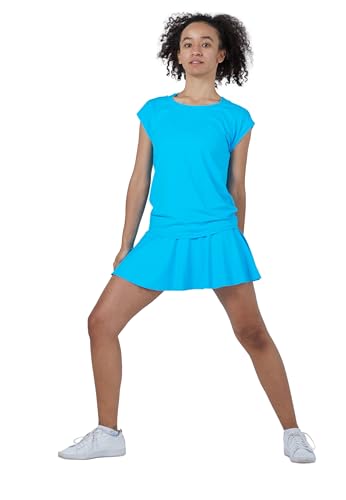 Sportkind Mädchen & Damen Tennis, Fitness, Sport T-Shirt Loose Fit, atmungsaktiv, UV-Schutz UPF 50+, Kurzarm, türkis, Gr. 158 Sportkind Mädchen & Damen Tennis, Fitness, Sport T-Shirt Loose Fit, atmungsaktiv, UV-Schutz UPF 50+, Kurzarm, türkis, Gr. 158 von Sportkind