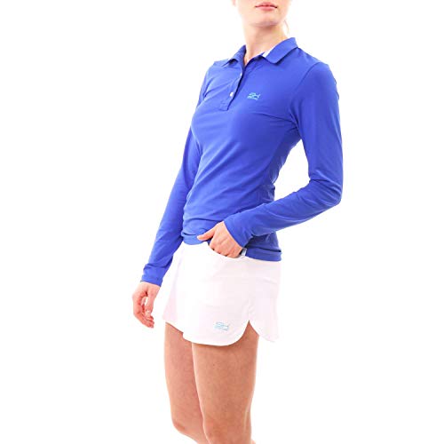 Sport Poloshirt Kurzarm Sportkind Mädchen & Damen Tennis Golf UV-Schutz UPF 50+,atmungsaktiv 
