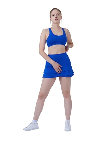 Sportkind Mädchen & Damen Tulip Light Tennis, Hockey, Golf Skort, Rock mit Innenhose, atmungsaktiv, UV-Schutz, Kobaltblau, Gr. 158 Sportkind Mädchen & Damen Tulip Light Tennis, Hockey, Golf Skort, Rock mit Innenhose, atmungsaktiv, UV-Schutz, Kobaltblau, Gr. 158 von Sportkind