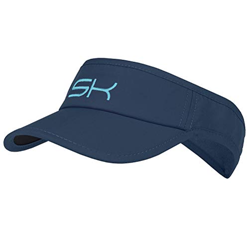 Sportkind Tennis, Running, Golf Sonnen Visor, Navy blau von Sportkind