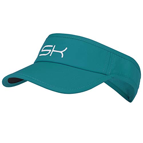 Sportkind Tennis, Running, Golf Sonnen Visor, Petrol grün von Sportkind