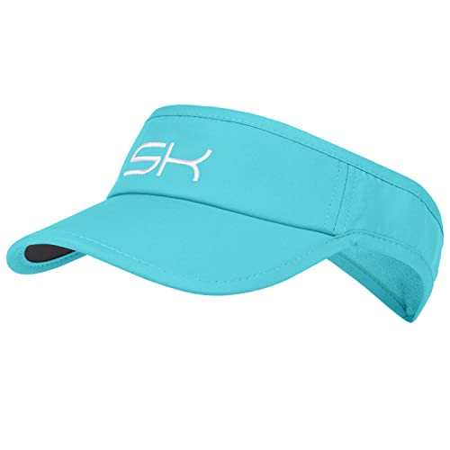 Sportkind Tennis, Running, Golf Sonnen Visor, türkis von Sportkind