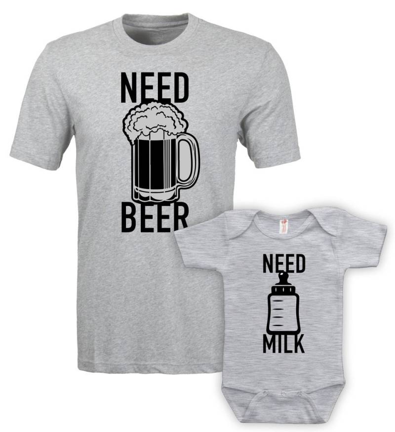 Vater Tochter Passenden Hemden-Vater Und Sohn Geschenk Papa Baby-Shirt, Die Passende Familie Outfits Bier Milch Baby Bodysuit Ths-Ths 01-03 Vater Tochter Passenden Hemden-Vater Und Sohn Geschenk Papa Baby-Shirt, Die Passende Familie Outfits Bier Milch Baby Bodysuit Ths-Ths 01-03 von Sportley