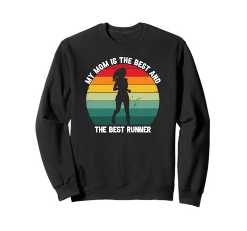 Meine Mama Ist Die Beste Und Schnellste Läuferin Sweatshirt Meine Mama Ist Die Beste Und Schnellste Läuferin Sweatshirt von Sportliche Mütter Stolze Familie Humor