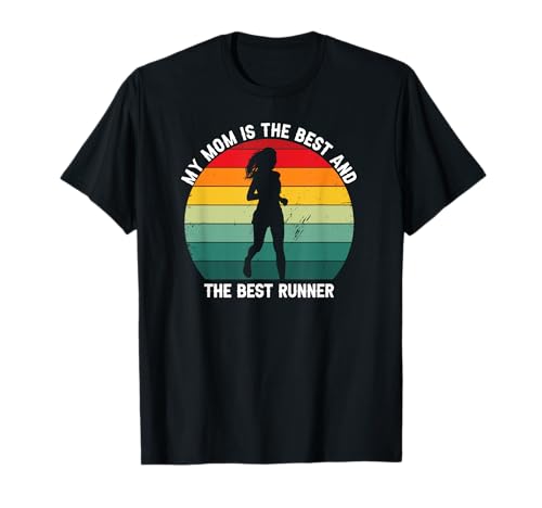 Meine Mama Ist Die Beste Und Schnellste Läuferin T-Shirt Meine Mama Ist Die Beste Und Schnellste Läuferin T-Shirt von Sportliche Mütter Stolze Familie Humor