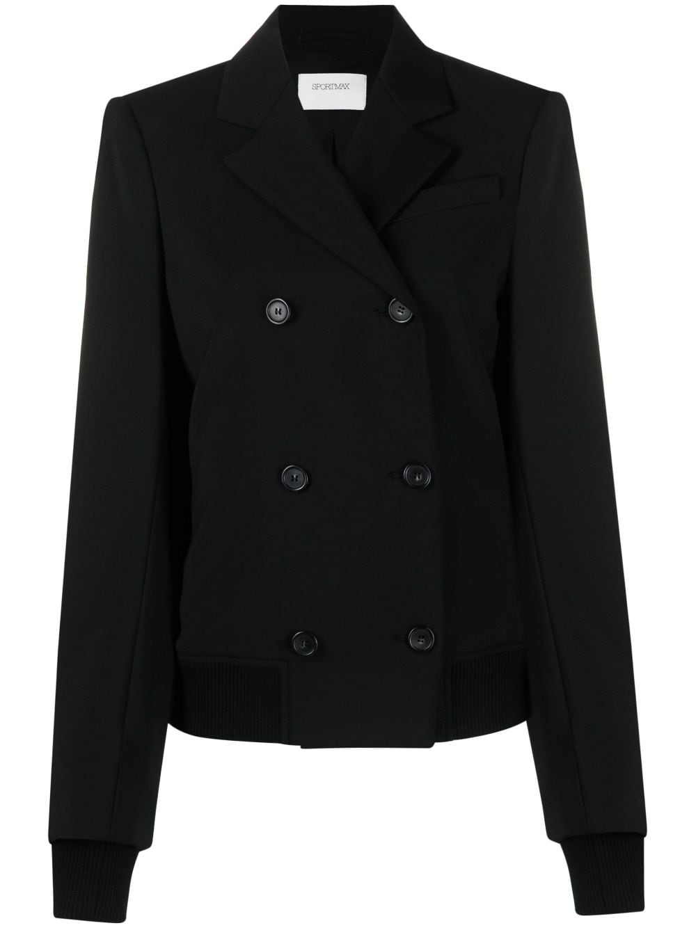 Sportmax Doppelreihige Bomberjacke - Schwarz von Sportmax