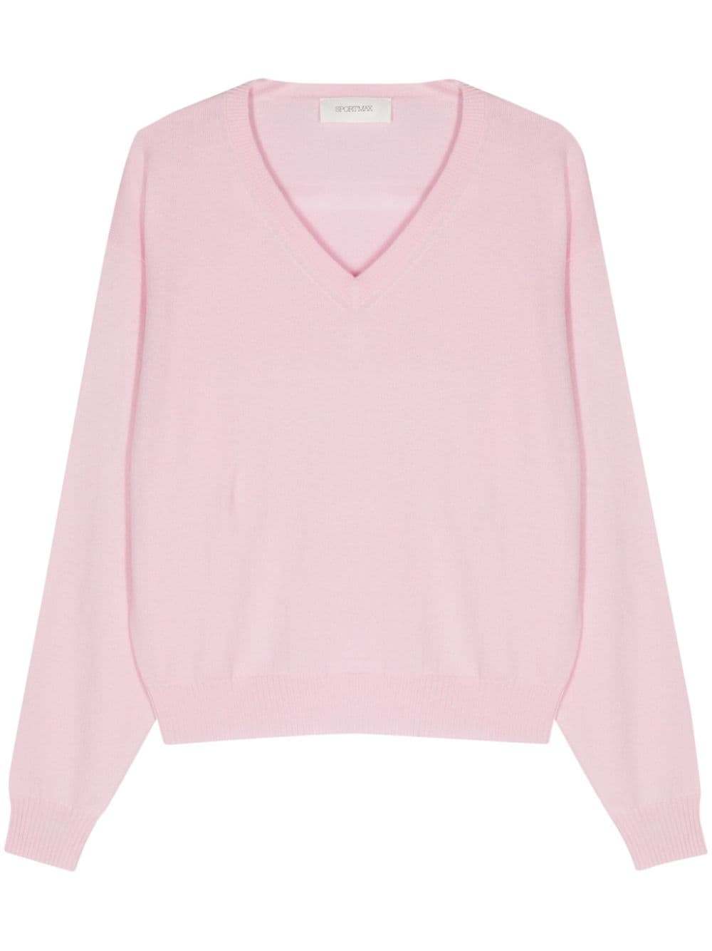 Sportmax Etruria Pullover mit V-Ausschnitt - Rosa von Sportmax