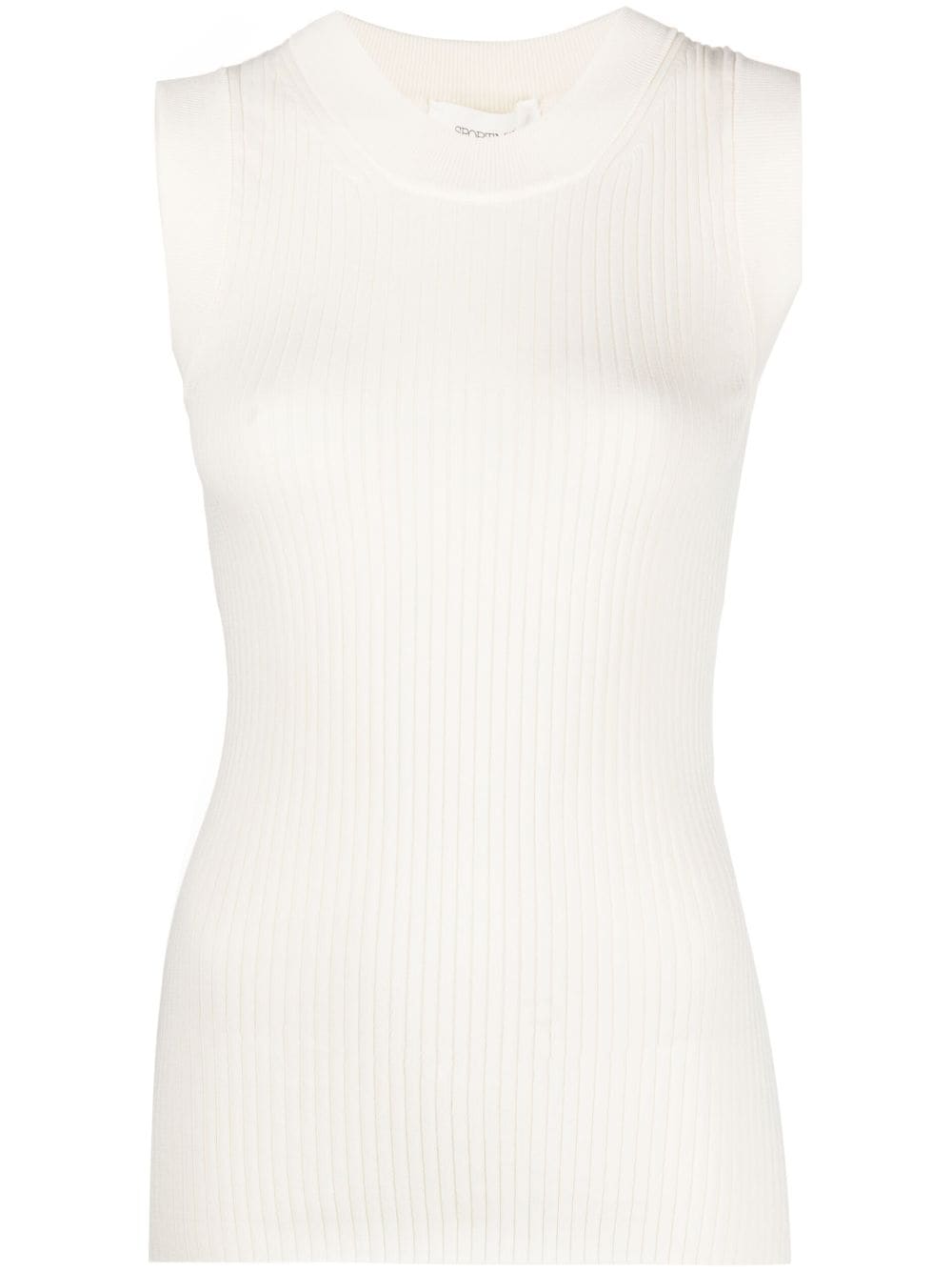 Sportmax Geripptes Stricktop - Weiß von Sportmax