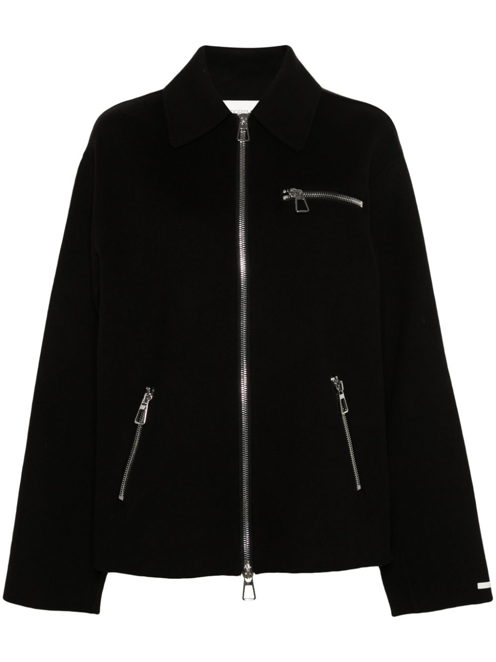 Sportmax Jacke aus Schurwollfilz - Schwarz von Sportmax