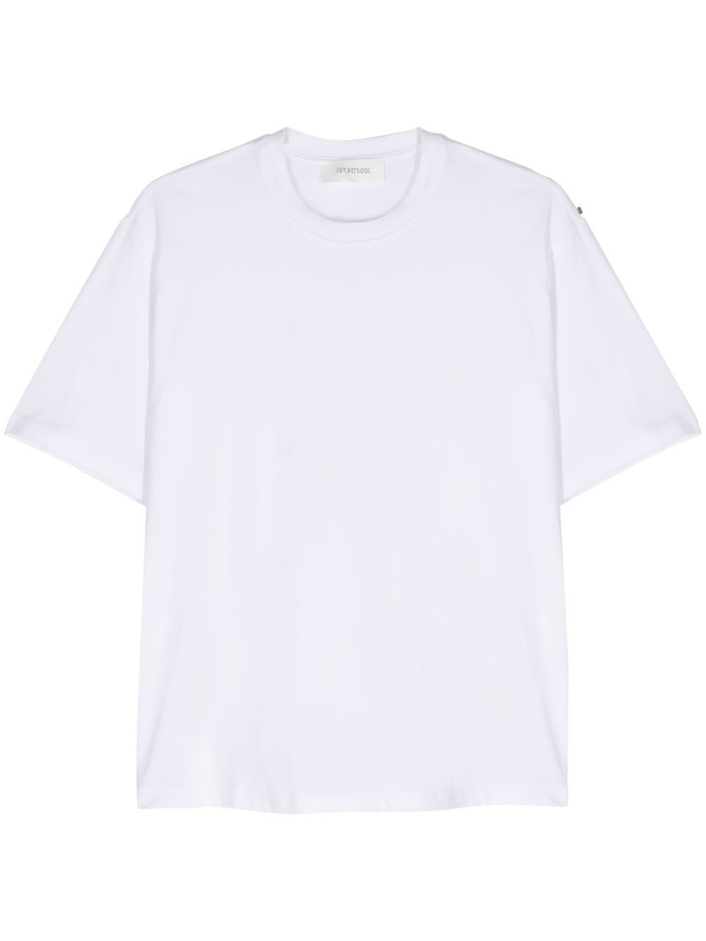 Sportmax T-Shirt mit rundem Ausschnitt - Weiß von Sportmax