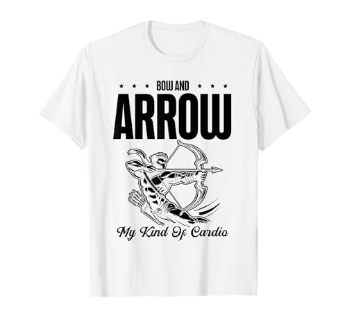 Bogen und Pfeil My Kind Of Cardio Archer Bogen Pfeil Bogenschießen T-Shirt Bogen und Pfeil My Kind Of Cardio Archer Bogen Pfeil Bogenschießen T-Shirt von Sports Athlete Sayings For Archer Archery Bow