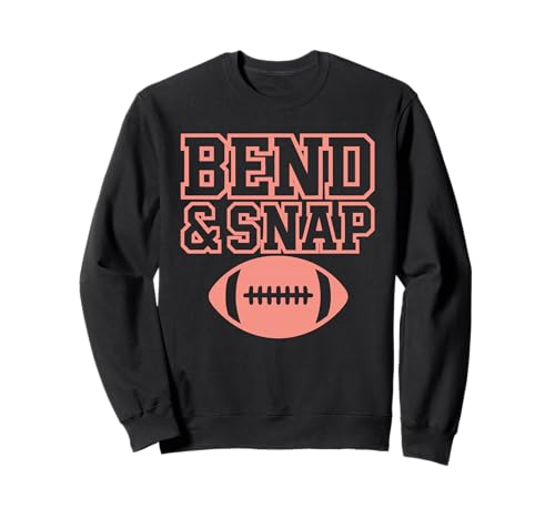 Touchdown Fußball Saison Bend and Snap Fußball Damen Sweatshirt von Sports Bend And Snap Women's Football Mom Shirt