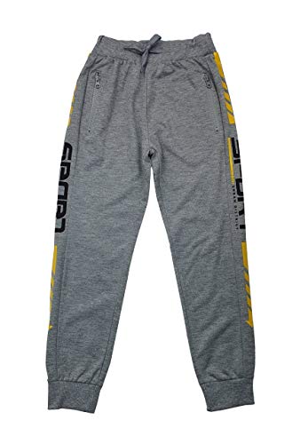 Sports Boy Jungen Jogginghose Freizeithose in Grau, Gr. 122, J6286.8 von Sports Boy