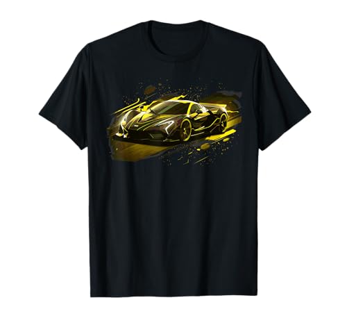 Motiv: Sportwagen-Supercar, exotisches Konzept, im Posterstil, für Jungen T-Shirt von Sports Car Lover Gifts Men Teen Boys