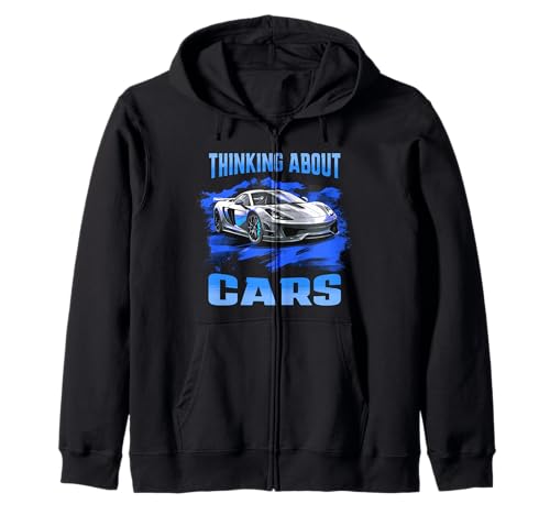 Thinking About Cars Supercar Sportwagen Exotic Concept Boys Kapuzenjacke von Sports Car Lover Gifts Men Teen Boys