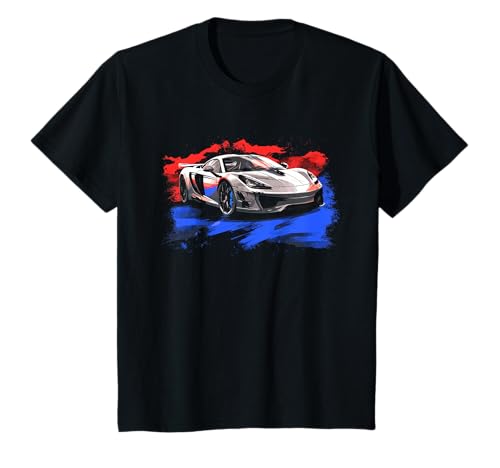 Kinder Sportwagen Supercar Sportwagen Jungen Grafik T-Shirt von Sports Car Lover Outfit Gifts Boys