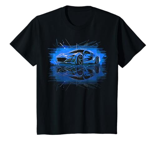 Kinder Supercar Sportwagen Jungen Grafik T-Shirt von Sports Car Lover Outfit Gifts Boys