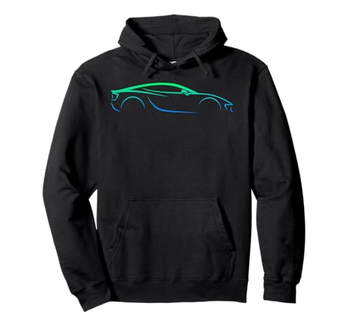 Rennwagen Racer Boy Driver Dad Modern Race Cool Grafik Pullover Hoodie von Sports Car Lover Pit Crew Birthday Gifts