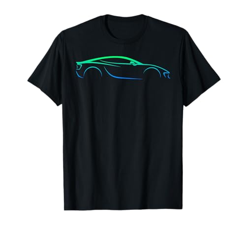 Rennwagen Racer Boy Driver Dad Modern Race Cool Grafik T-Shirt von Sports Car Lover Pit Crew Birthday Gifts