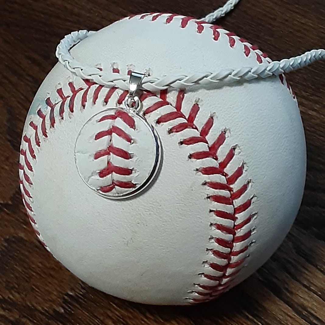 Baseball Anhänger Aus Einem Echten Baseball Anhänger Aus Einem Echten von SportsCufflinks
