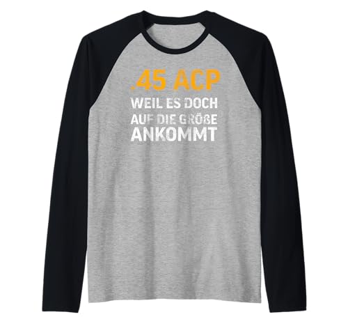 Herren 45 ACP Sportschütze I Schützenverein Sport Schießstand Motiv Raglan von Sportschießen Schießsport Zielscheibe Geschenk