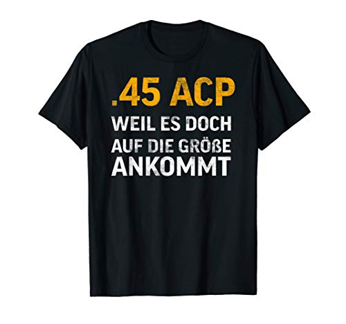 Herren 45 ACP Sportschütze I Schützenverein Sport Schießstand Motiv T-Shirt von Sportschießen Schießsport Zielscheibe Geschenk