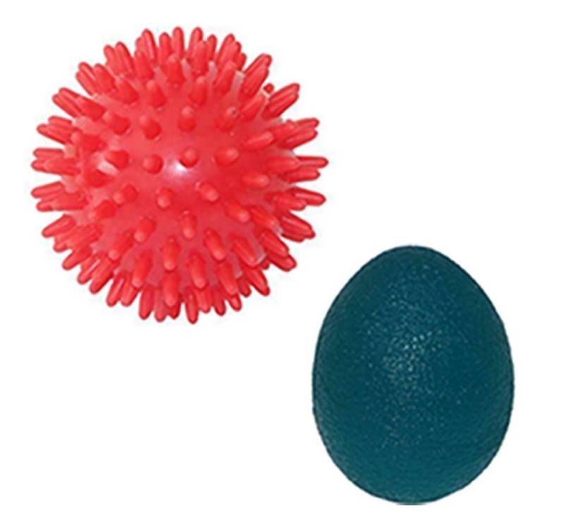 Sporttrend 24 Massageball ø 7cm Massageball Igelball + Grip Ball blau, Bindegewebe Sporttrend 24 Massageball ø 7cm Massageball Igelball + Grip Ball blau, Bindegewebe von Sporttrend 24