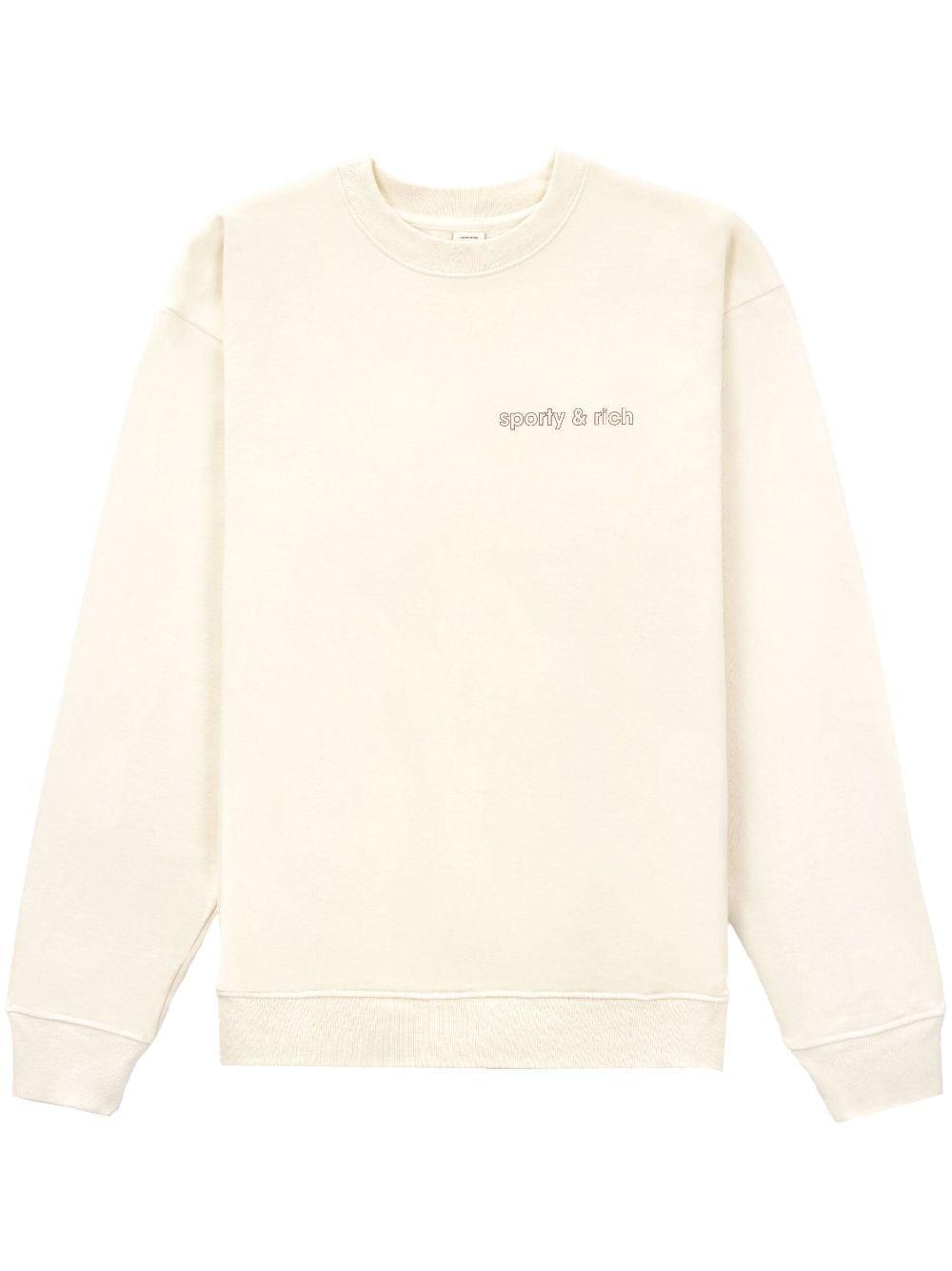 Sporty & Rich Avant Garde Sweatshirt - Nude von Sporty & Rich