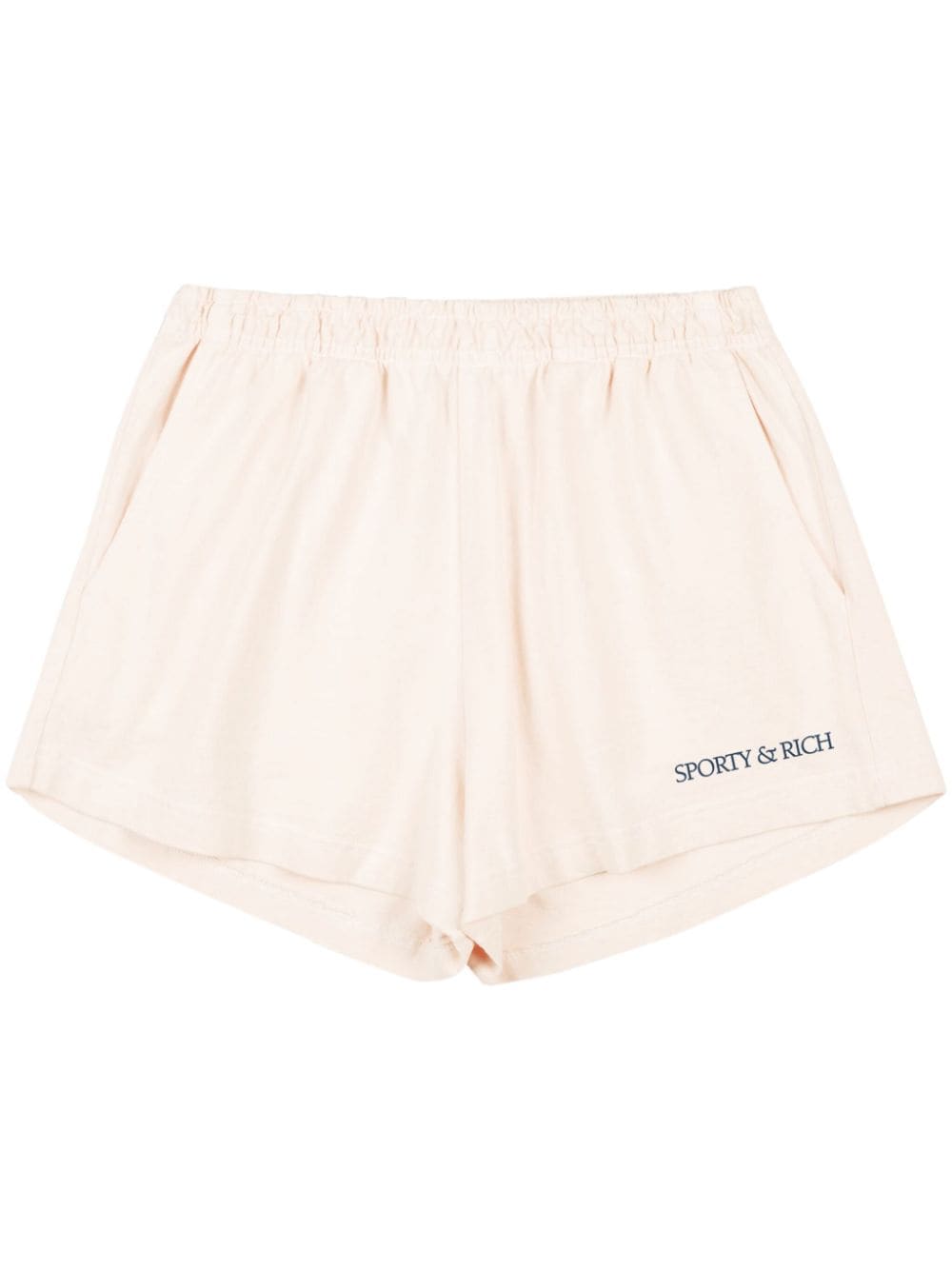 Sporty & Rich Kurze H&W Club Shorts - Nude von Sporty & Rich