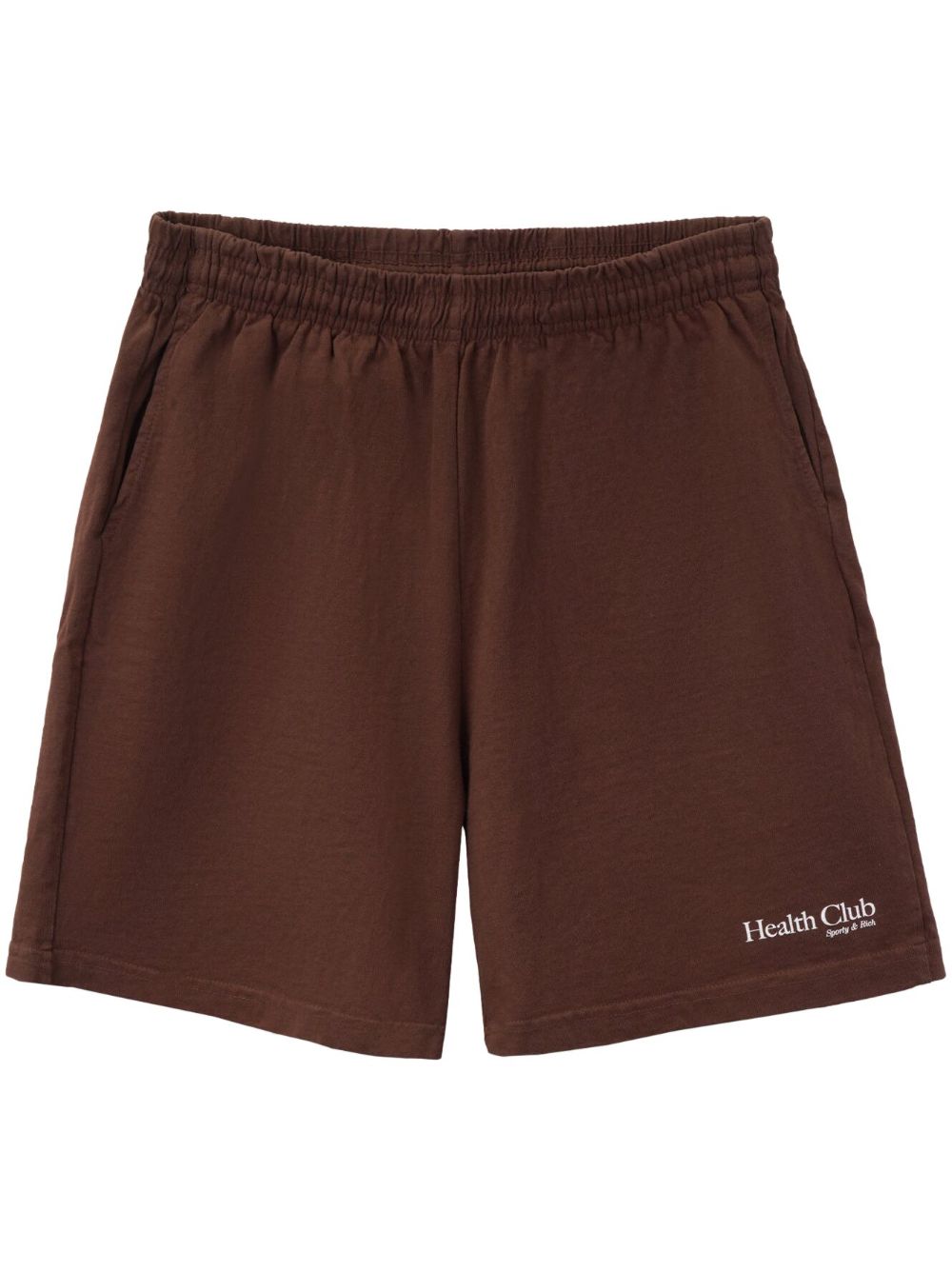 Sporty & Rich Health Club Shorts - Braun von Sporty & Rich